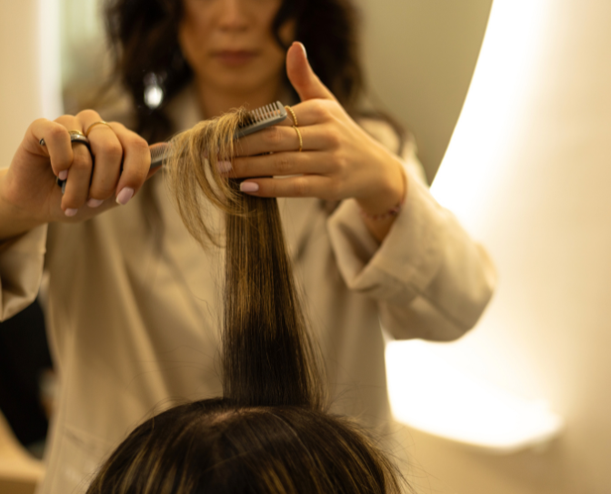 Dames knippen salon the difference